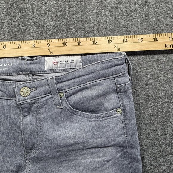 AG Adriano Goldschmied Jeans Womens 26 Gray The Legging Ankle Super Skinny NWT - Picture 6 of 9